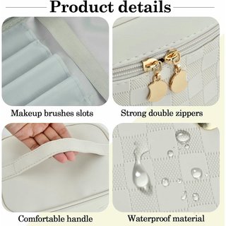 Neceser Maquillaje PU Impermeable para Viaje