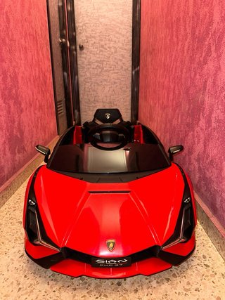 Coche Eléctrico Infantil Lamborghini Rojo