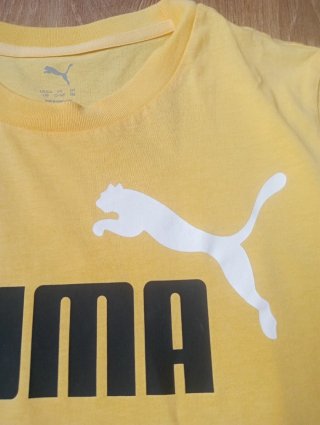 Camiseta Puma niño amarilla