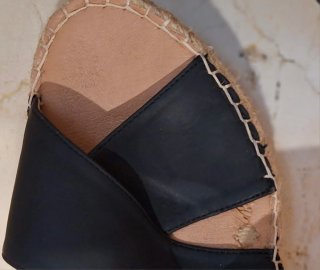 Xti Sandalias plataforma de esparto. Talla 39