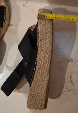 Xti Sandalias plataforma de esparto. Talla 39