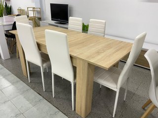 Mesa extensible con 6 sillas + Envio - Oferta!