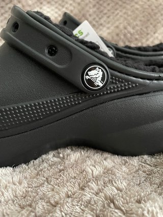 Crocs forrados negros talla 36/37