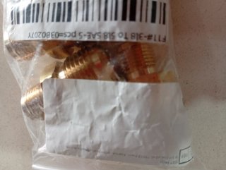 5 piezas Reducción 5/8 a 3/8 tubo aire ac