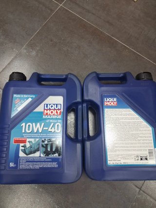 2x 5L Aceite Motor Liqui Moly 10W-40 marine