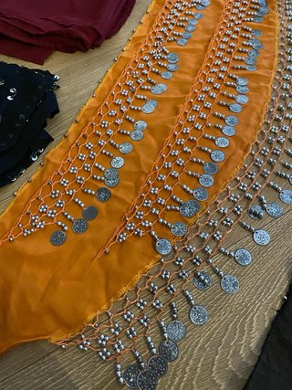 Lote de faldas/pañuelos para baile de vientre