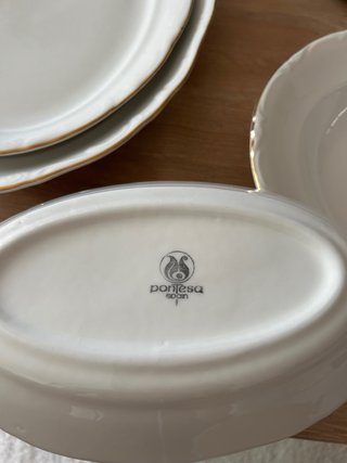 Vajilla Pontesa Blanca 41 Piezas