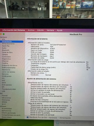 MacBook Pro 15” 2019 i9 16GB RAM 500GB SSD