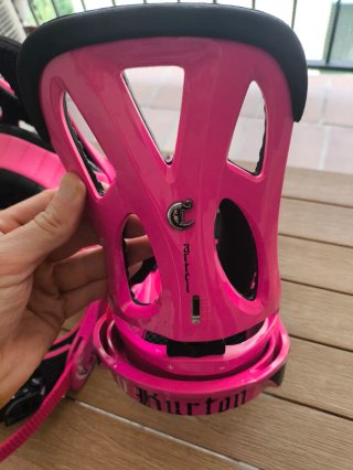 Fijaciones Burton Cartel Pink Talla L
