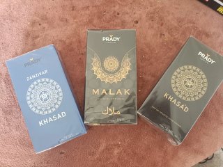 Lote 3 Perfumes PRADY: Khasad, Zanzivar, Malak