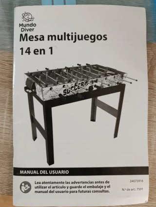 Futbolín Mesa de Juegos