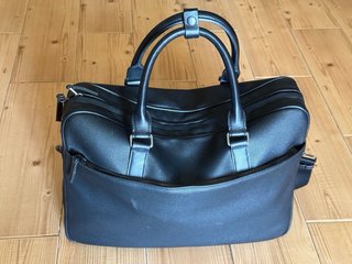 Maletín Zara Negro Textura