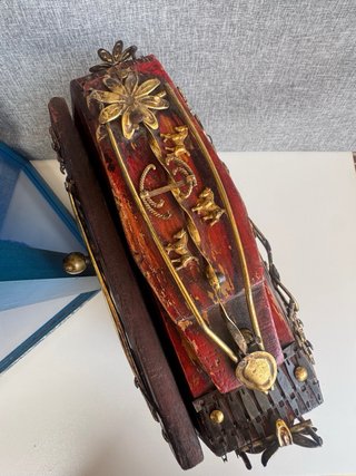 Antigüedad/ Cajón Limpiabotas Mexicano Don Tacho