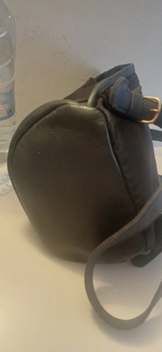 Mochila Sandstorm Piel Negra y Marrón