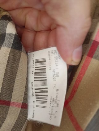 Gabardina Burberrys' Vintage Clásica