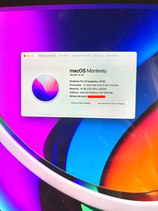 MacBook Pro 15 2016 i7 16GB RAM SSD 500GB | Apple