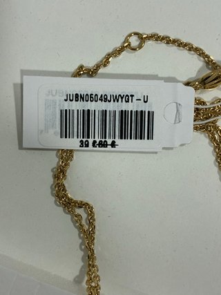 Colgante Guess Infinito Dorado.