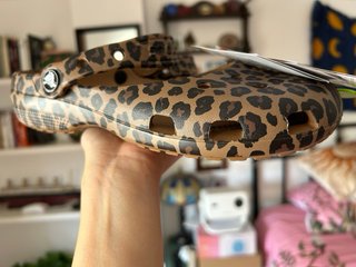 Bailarinas Crocs leopardo