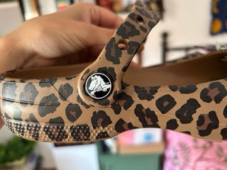 Bailarinas Crocs leopardo