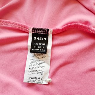 Vestido largo Shein rosa talla única