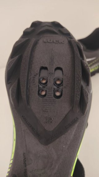 Zapatillas Ciclismo Luck Spinning Negro/Verde