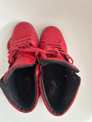 Zapatillas Fuego Botín Rojas  Talla 9 / 41,5