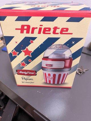 Máquina de palomitas roja