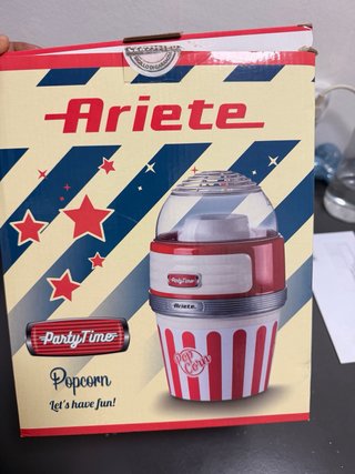 Máquina de palomitas roja