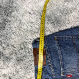 Levis Vintage Blue Denim Cut Off Shorts