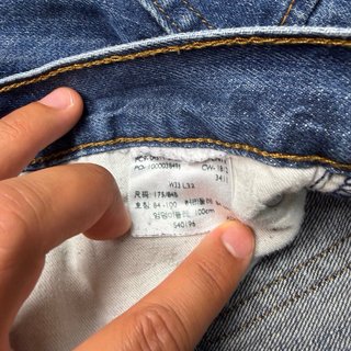 Levis Vintage Blue Denim Cut Off Shorts