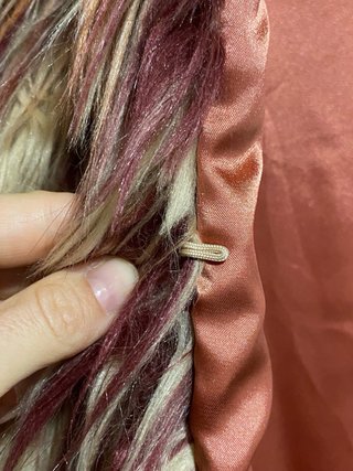 Abrigo Chaleco Largo Vintage de pelo