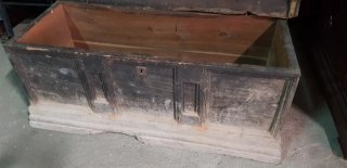 Caja de novia antigua de madera ideal restaurar