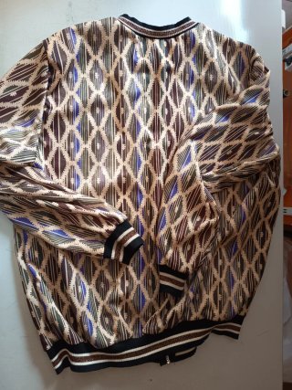 Chaqueta Bomber Ligera Estampada