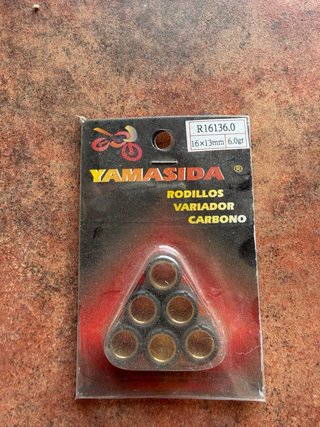 Rodillos Variador Yamasida 16x13mm 6gr