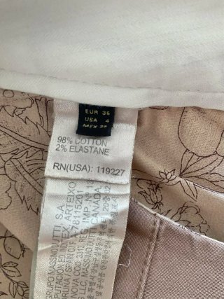 Pantalón vestir marrón Massimo Dutti recto