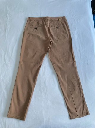Pantalón vestir marrón Massimo Dutti recto