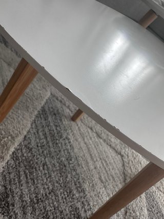 Mesas auxiliares TAPS (JYSK) blanco/bambú