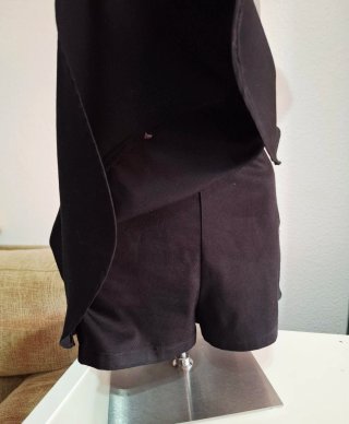 Falda pantalón negra