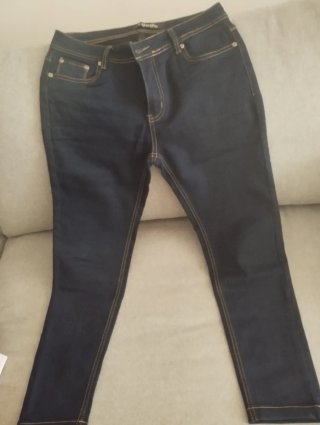 Vaqueros mujer azul licra