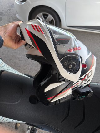 Casco Modular Scorpion EXO-930 Blanco talla L