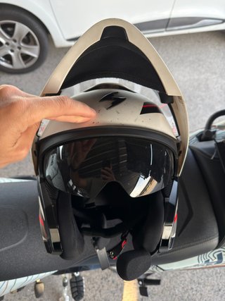 Casco Modular Scorpion EXO-930 Blanco talla L