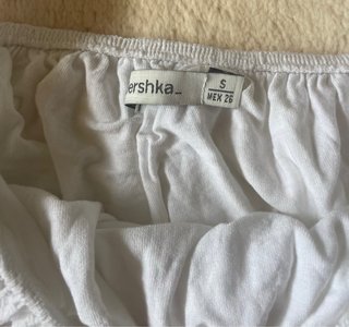 Blusa Bershka Blanca Talla S
