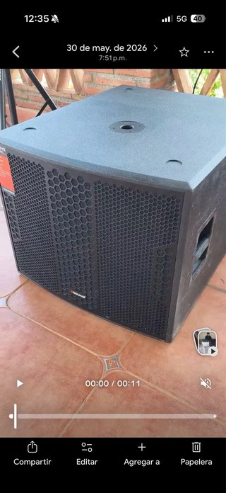 Vsound Subwoofer Profesional activo 2000W 1000Rms