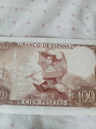 Billete 100 Pesetas España 1965