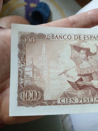 Billete 100 Pesetas España 1965