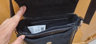 Bolso negro piel Scalpers