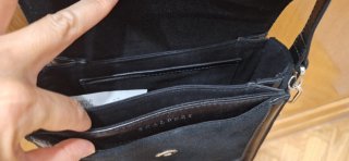 Bolso negro piel Scalpers