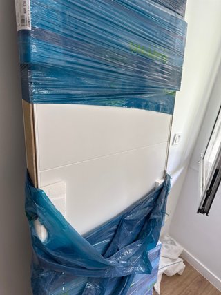 Puerta madera nueva CIEGA 70,5 IZDA