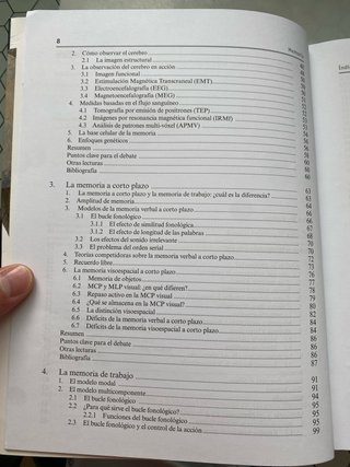 Manual de Memoria Psicologia, Segunda Edición.