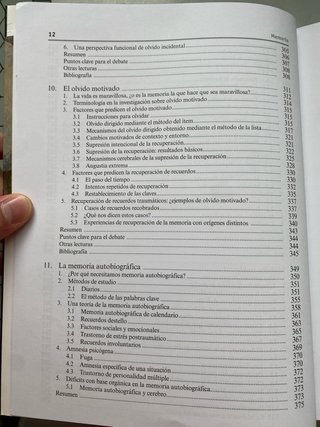 Manual de Memoria Psicologia, Segunda Edición.